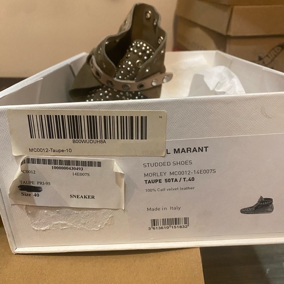 Pre-owned Isabel Marant Studded Moccasin - Taupe Size 40 (8.5 US) - Picture 2 of 9